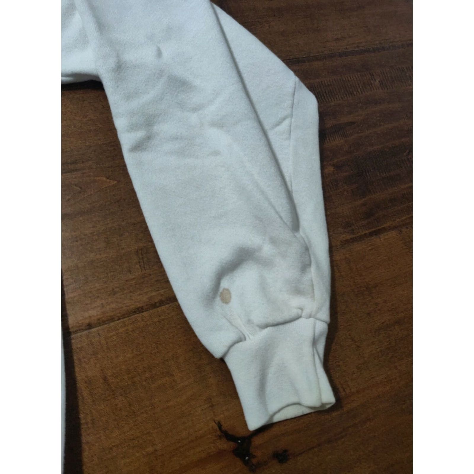 Soffe VINTAGE Hooters White Hoodie Sweatshirt Full Zip Made in USA Men's Medium M Size US M / EU 48-50 / 2 - 6 Thumbnail