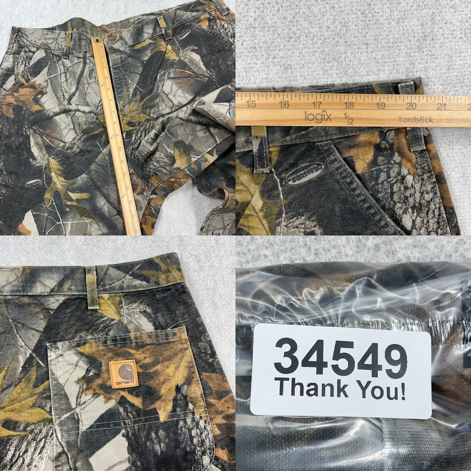 Carhartt Vintage Carhartt Camouflage Jeans Men 40x30 Cart Carhartt Jeans Camouflage 5-Pocket Regular Belt Loops Brown Denim Size US 40 / EU 56 - 9 Thumbnail