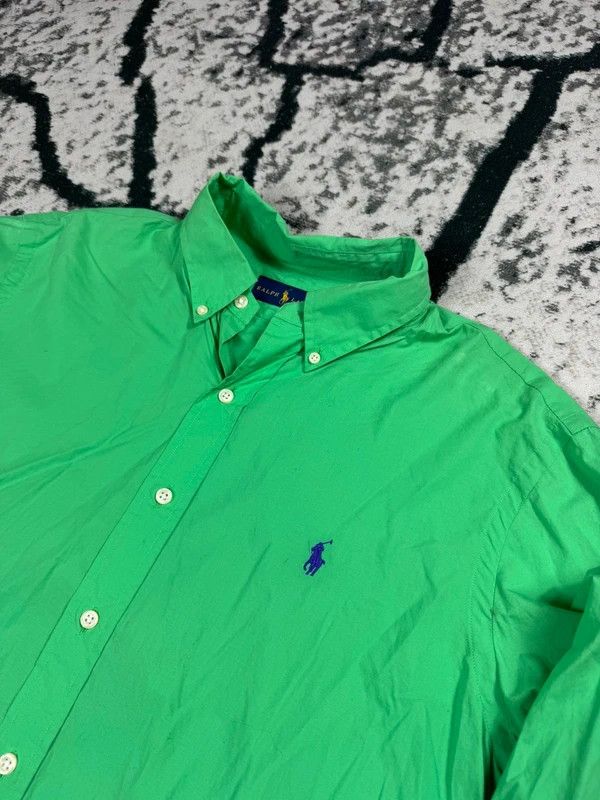 Ralph Lauren Polo Ralph Lauren shirt green logo XL Size US XL / EU 56 / 4 - 3 Thumbnail