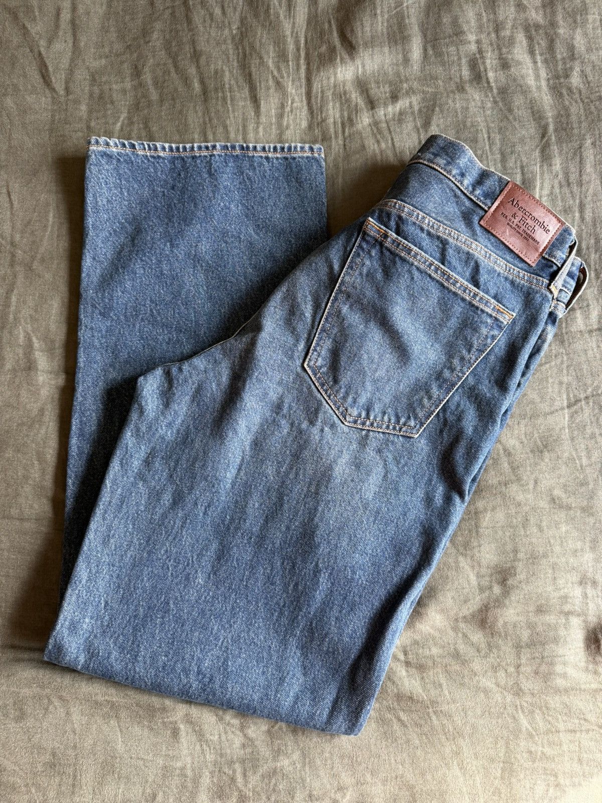 Abercrombie & Fitch Abercrombie & Fitch Authentic Rigid Denim Baggy Size US 33 - 4 Thumbnail