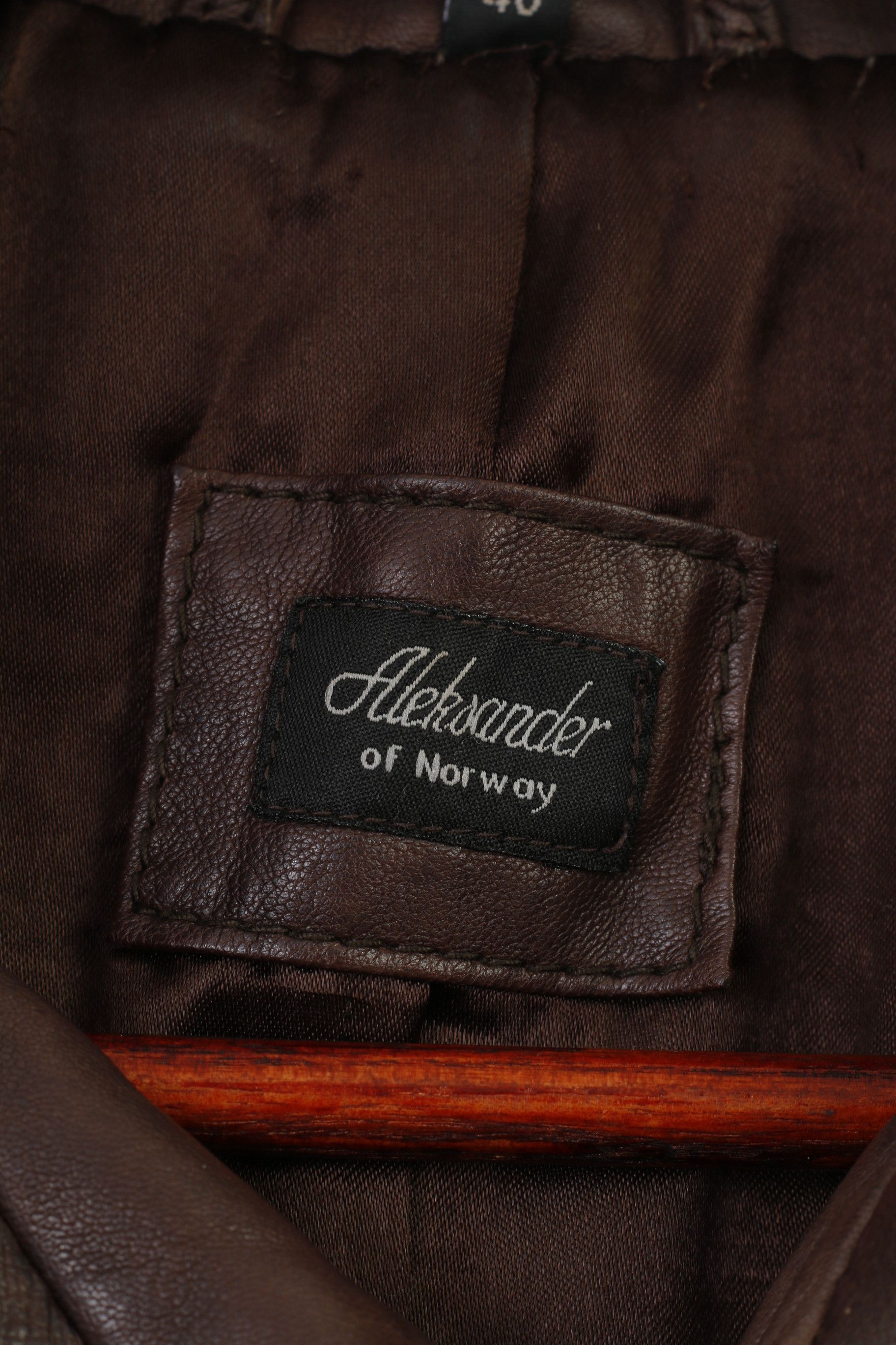 Vintage Aleksander Of Norway Women 40 M Coat Jacket Dark Brown 10948 Size S / US 4 / IT 40 - 5 Thumbnail