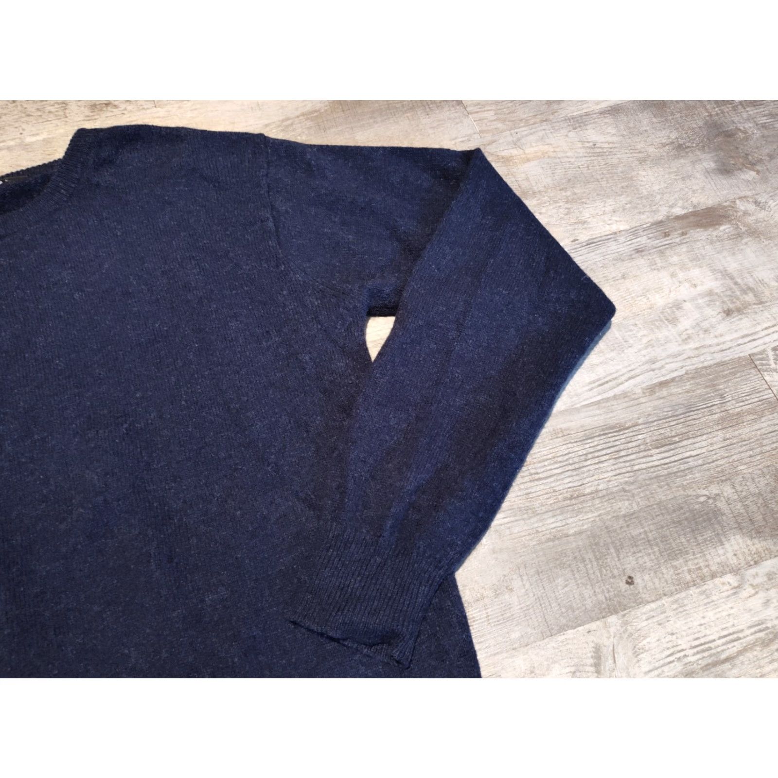 Vintage VINTAGE Woolmark Hema Men's Sweater Pullover Crew Neck Long Sleeve Blue Size Large Knit Casual Winter Fall Spring Size US L / EU 52-54 / 3 - 2 Thumbnail