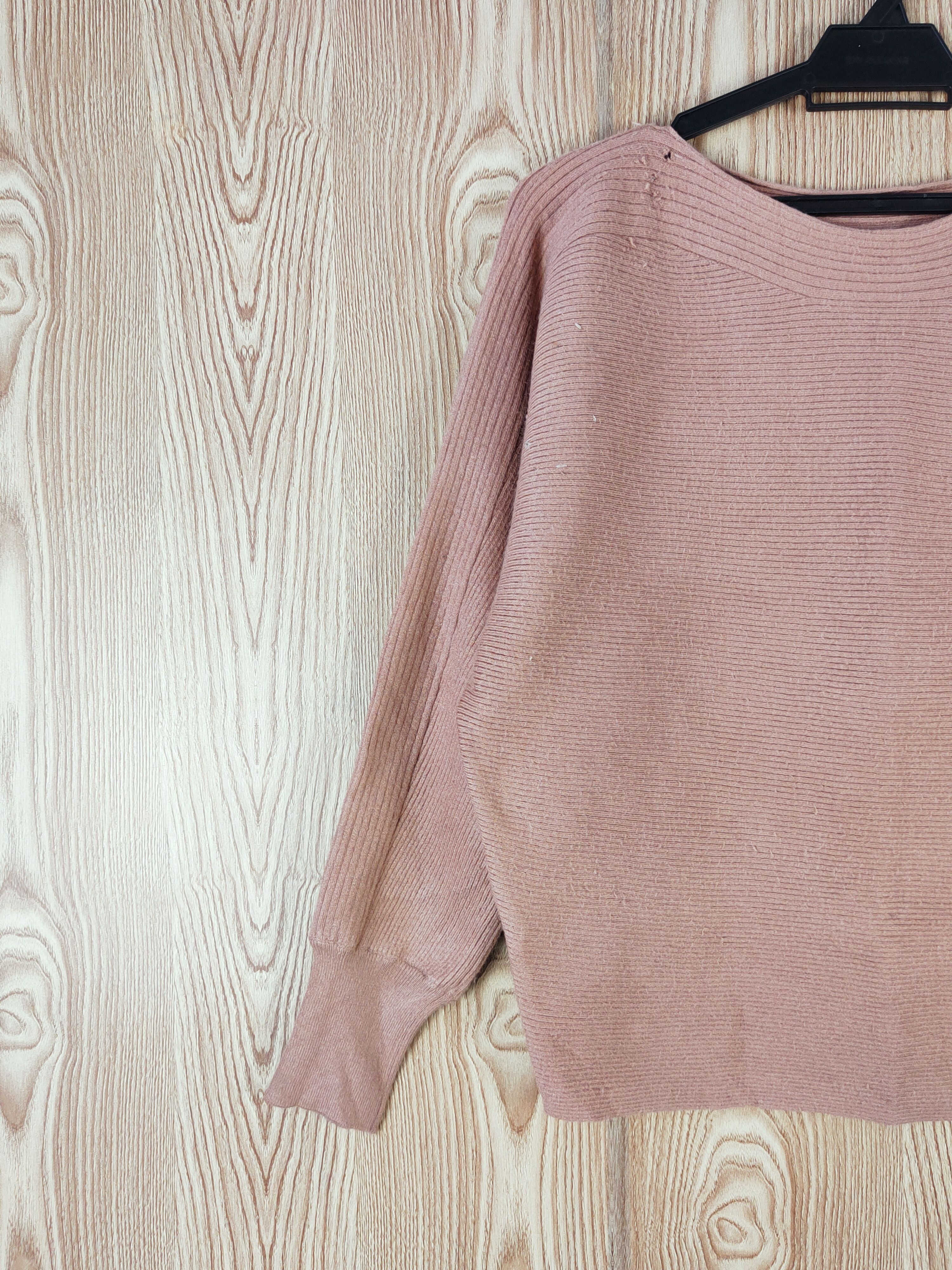 Homespun Knitwear × Japanese Brand × Vintage Cecil McBee Peach Knitwear Sweatshirts #W872 Size M / US 6-8 / IT 42-44 - 4 Thumbnail