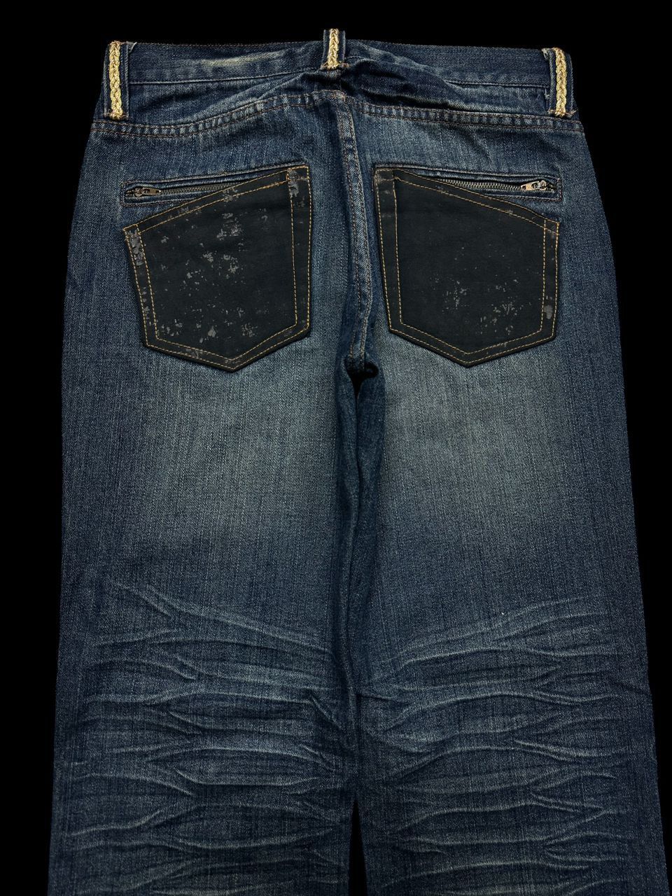 Vintage BAGGY FLARE 90s Style Japanese Ware Rusty Mudwash Clawmark Size US 30 / EU 46 - 11 Thumbnail