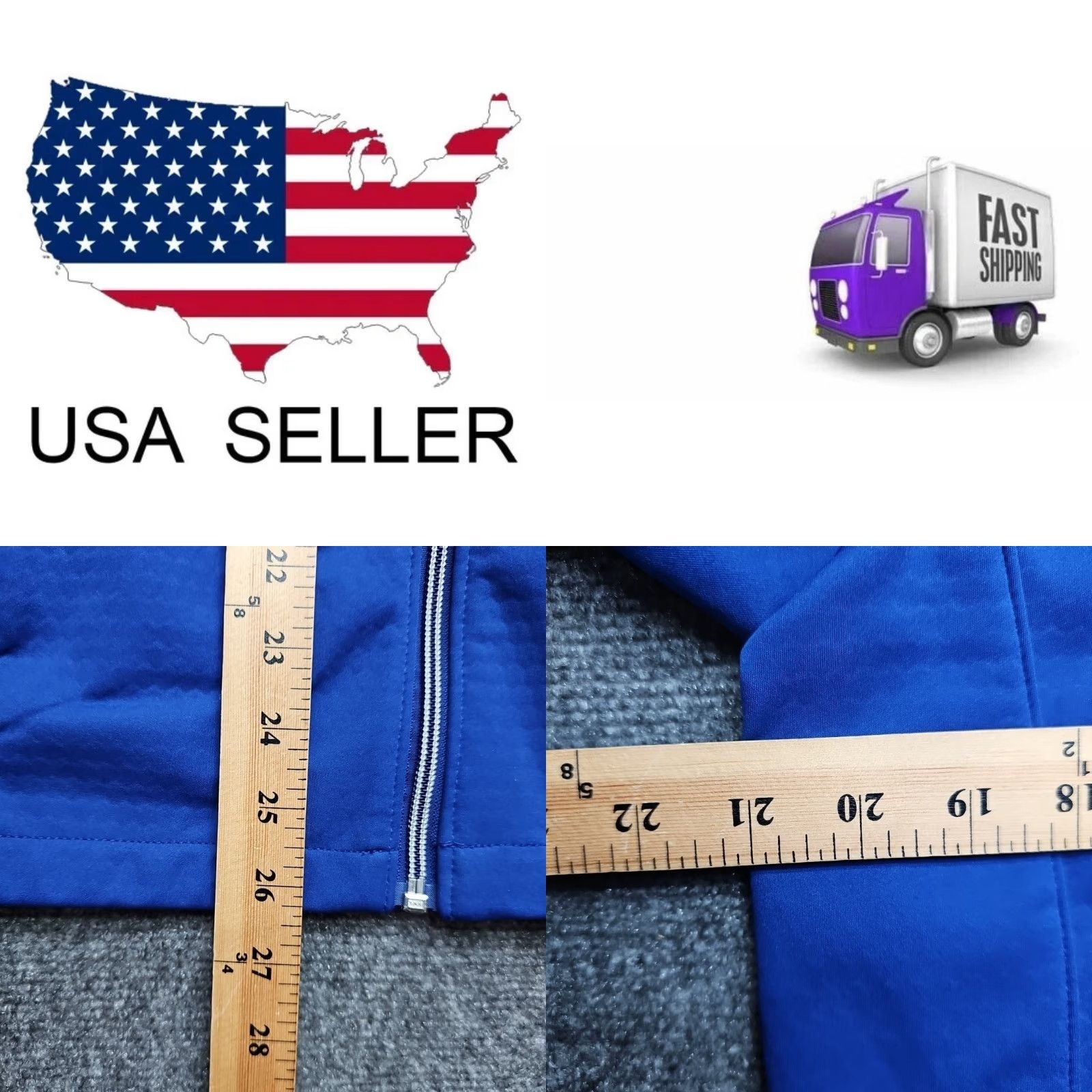 Yamaha Yamaha Racing Jacket Men M Blue Lightweight Full Zip Racer Motorcycle Sports Jacket Men Regular Century Buck Blue Light Zip Size US M / EU 48-50 / 2 - 9 Thumbnail