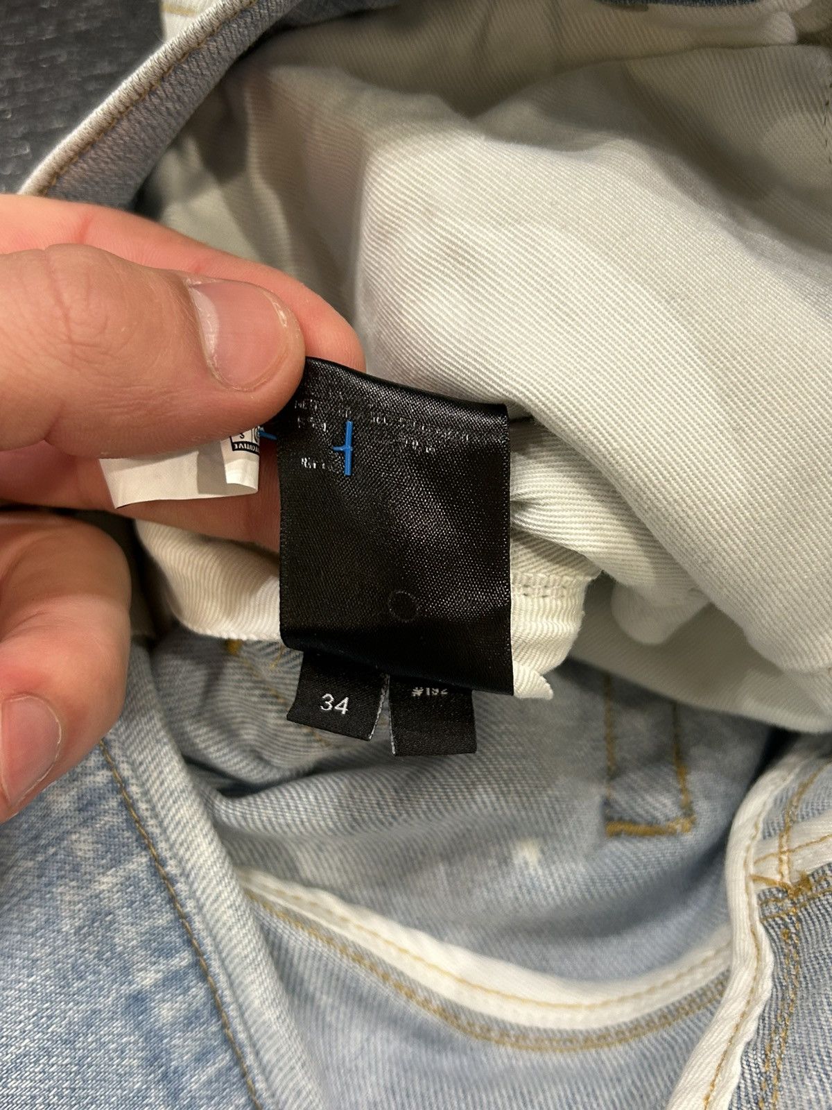 Amiri Amiri MX-1 Zebra Patch Denim Jeans Size US 34 / EU 50 - 5 Thumbnail