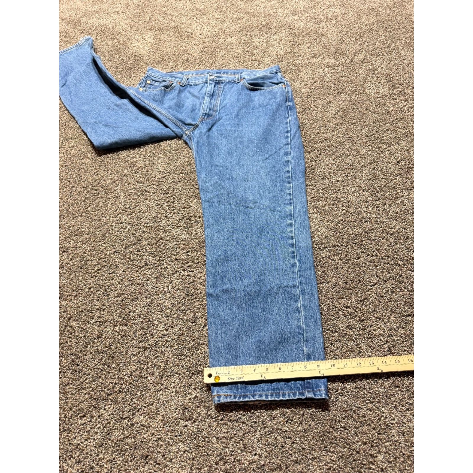 Levi's Levi's 550 Jeans Men 40 Blue Denim 40X32 Straight 100% Cotton Relaxed Size US 40 / EU 56 - 7 Thumbnail