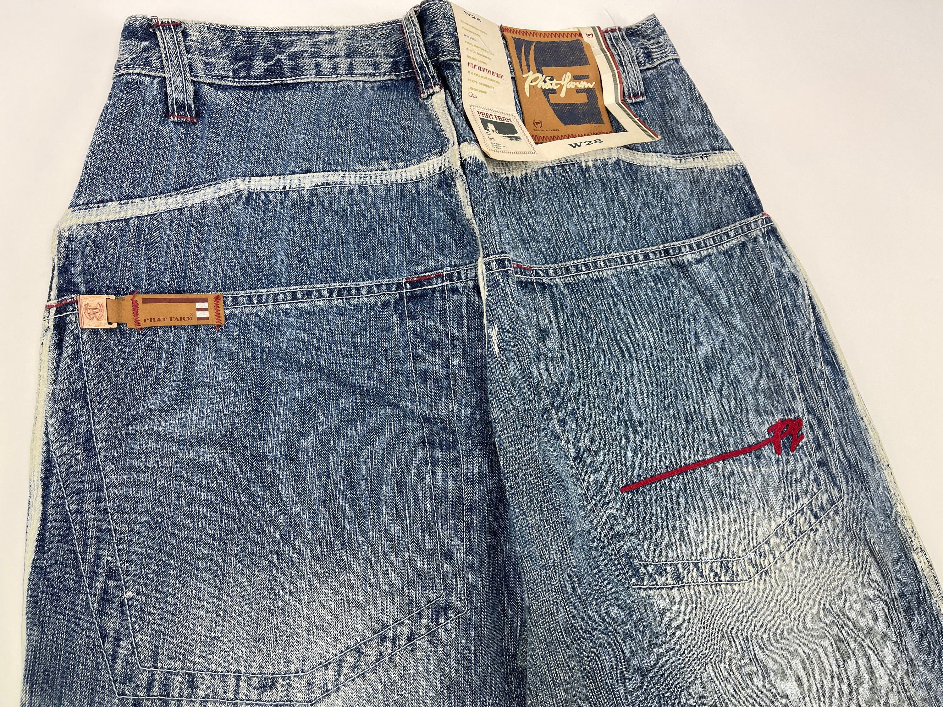 Phat Farm Phat Farm jeans, vintage, 90s hip hop, baggy jeans, 1990s 28 Size US 28 / EU 44 - 5 Thumbnail