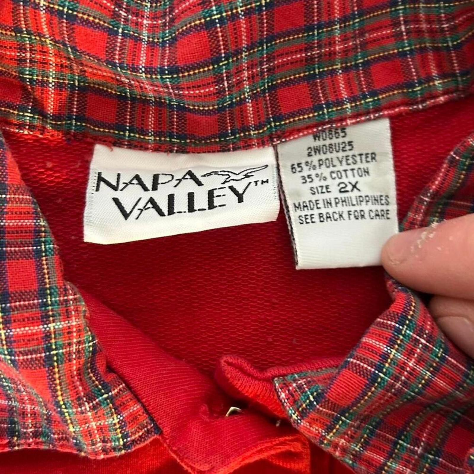 Other Mens vintage red napa valley Size US XL / EU 56 / 4 - 5 Thumbnail