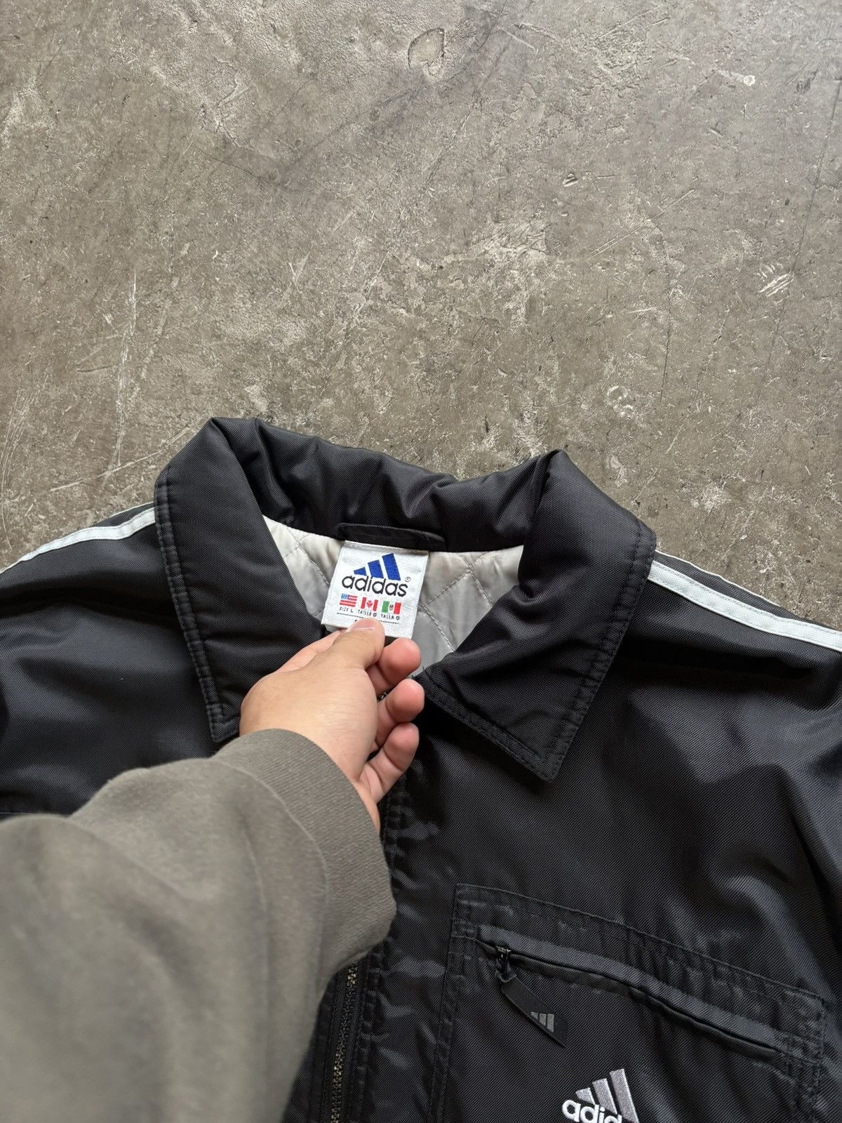 Adidas Vintage Adidas Puffer Jacket Size US L / EU 52-54 / 3 - 2 Thumbnail