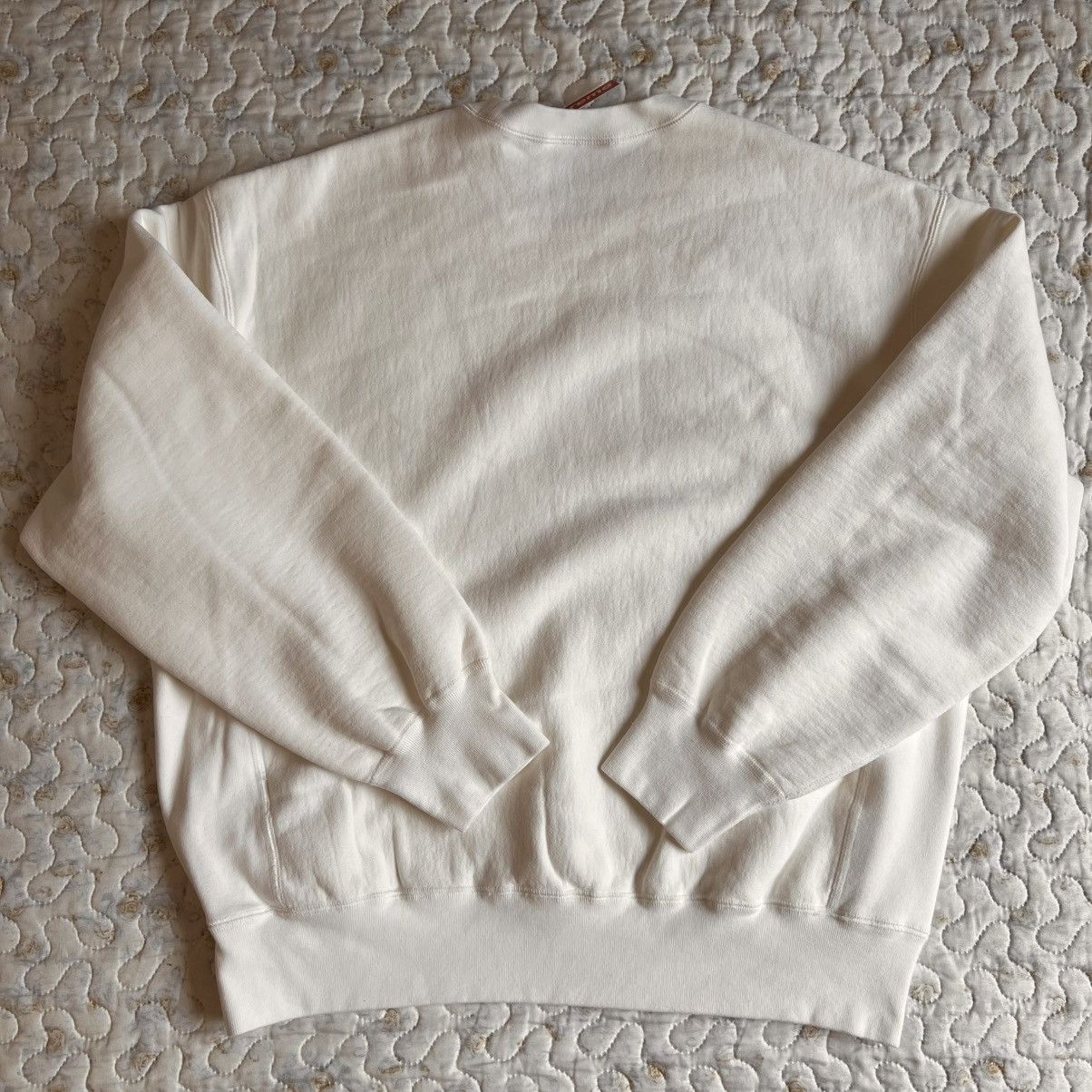 Supreme M Supreme washed box logo 25crewneck white hoodie sweatshirt Size US M / EU 48-50 / 2 - 5 Thumbnail