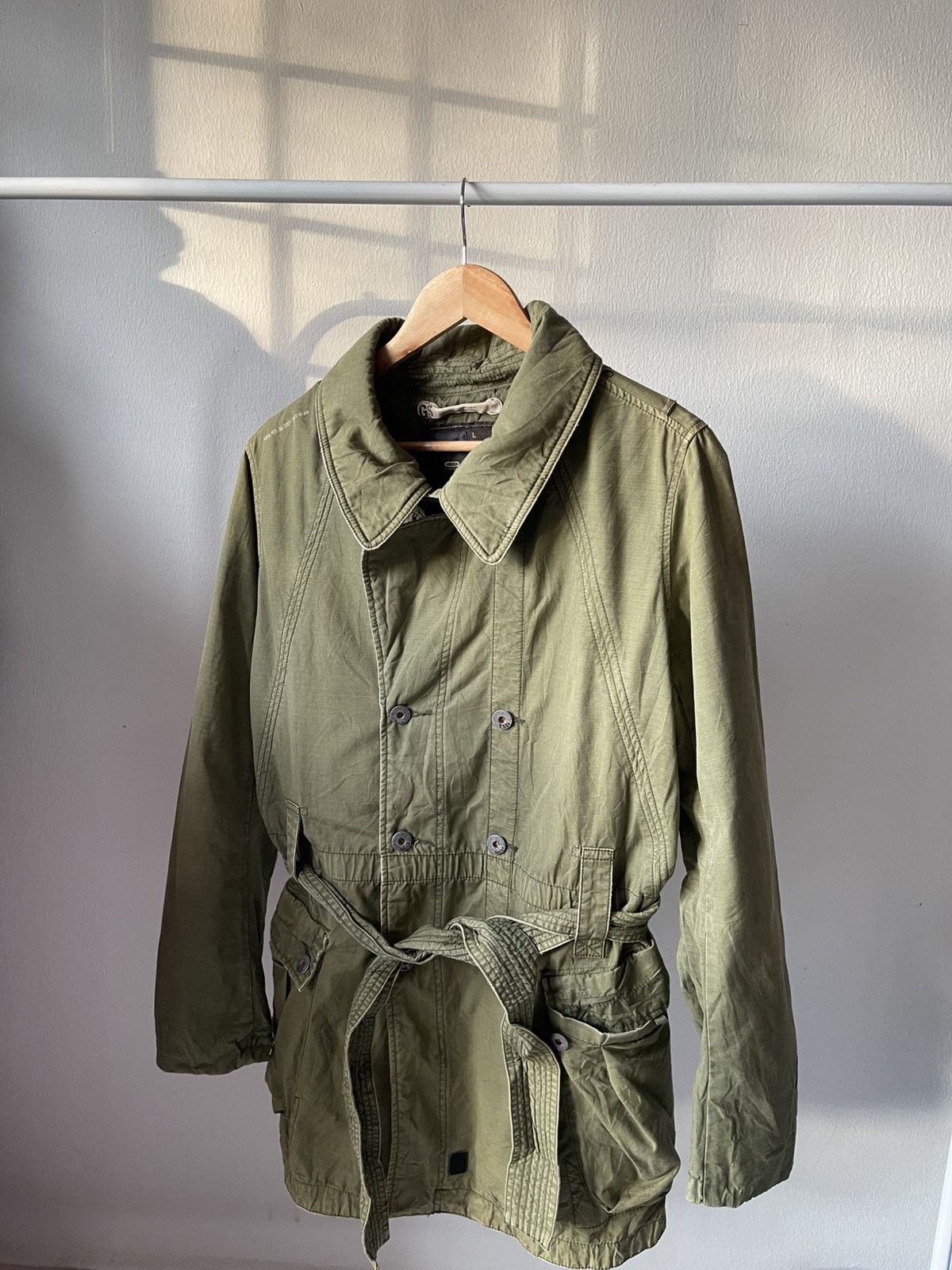 G-Star 2000s G-Star Raw 3301 Parka Jacket b3 Size US L / EU 52-54 / 3 - 4 Thumbnail
