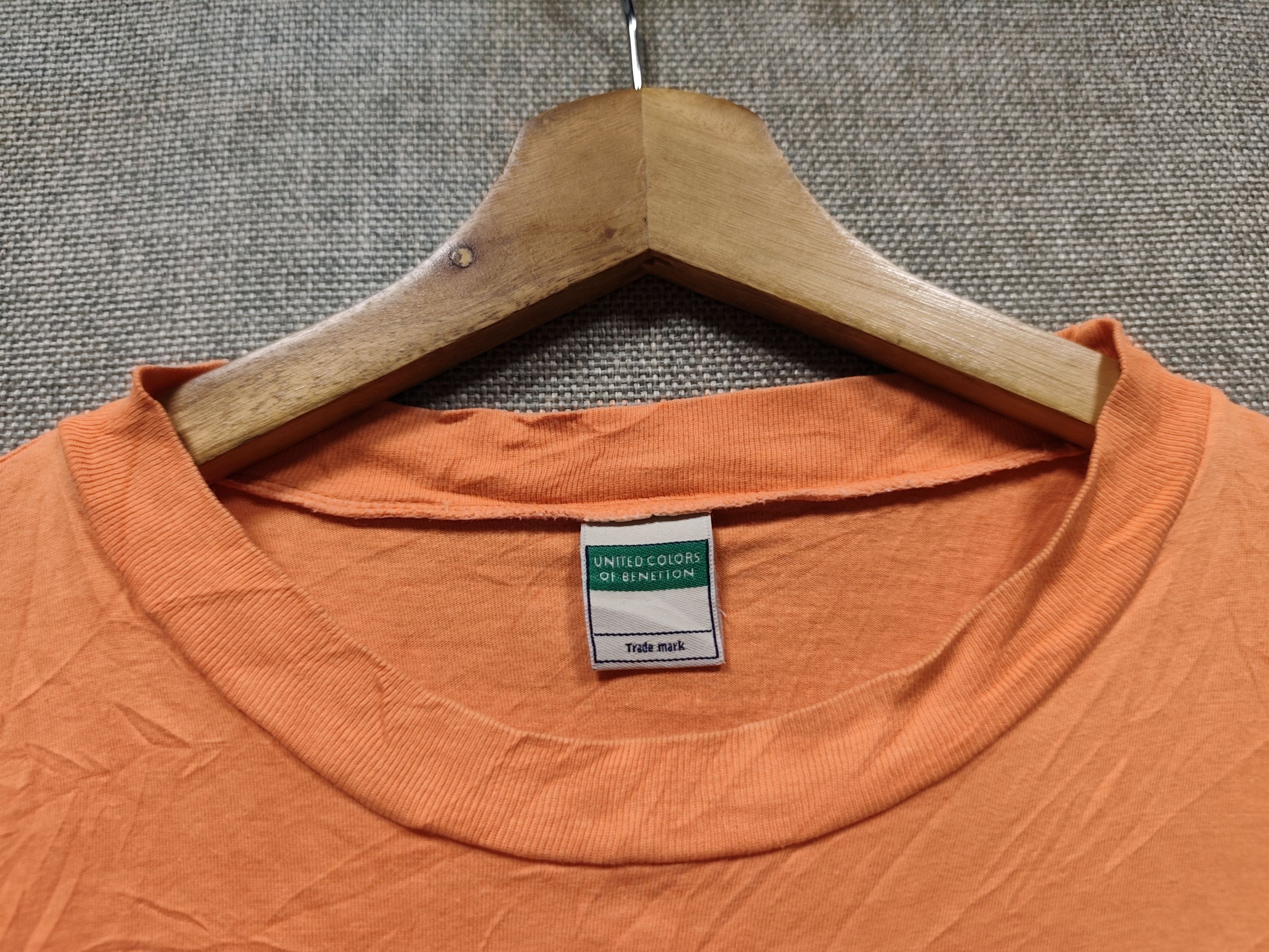 Benetton T shirt Benetton embroidery Size US L / EU 52-54 / 3 - 4 Thumbnail