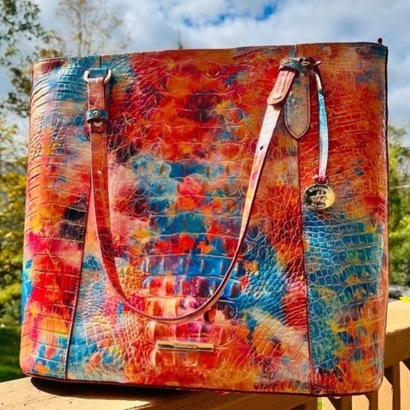 Brahmin Abigail Calica Tote Bag NWT in Pink, Women's