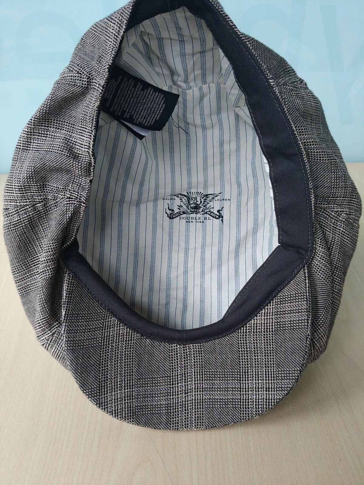 RRL Ralph Lauren DOUBLE RL Wool-Cotton Glen Plaid Newsboy Cap T/1923 Size ONE SIZE - 11 Thumbnail