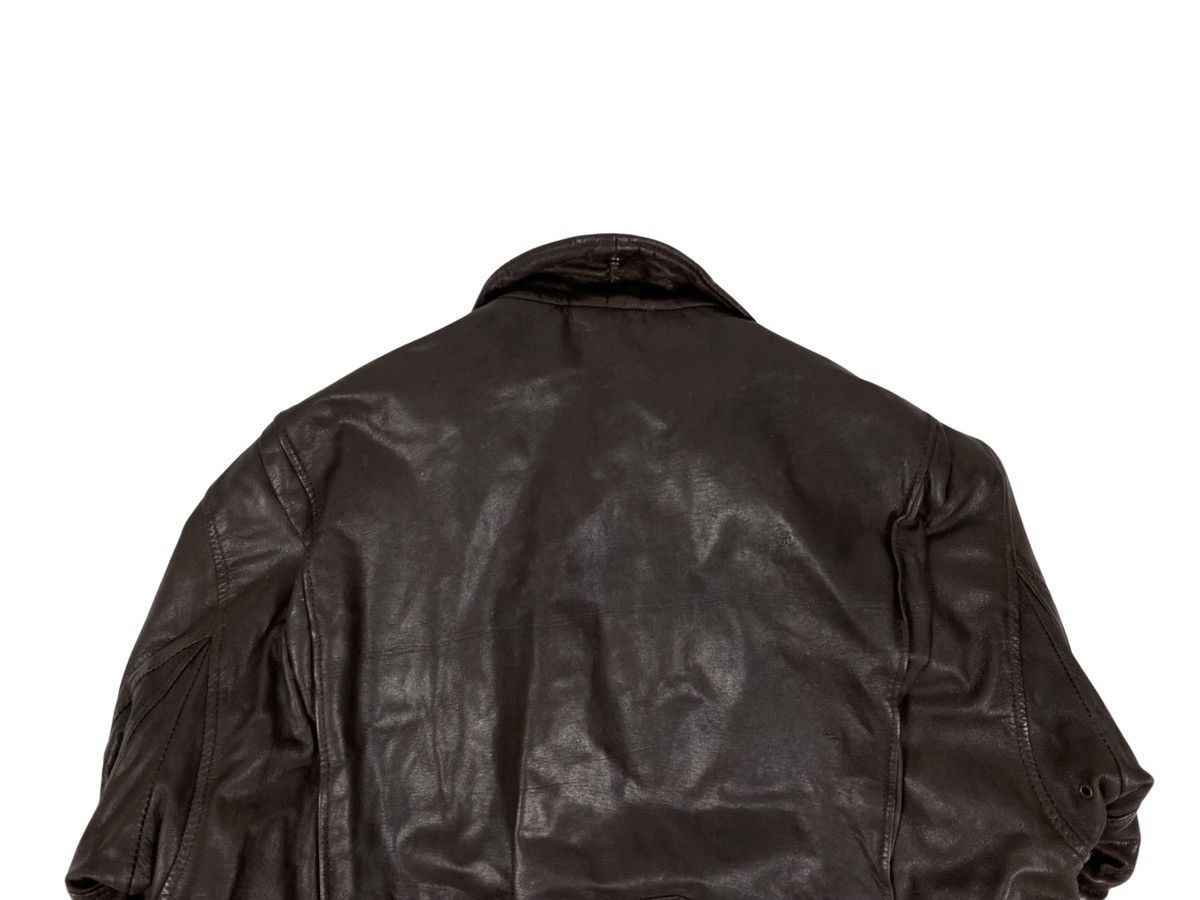 Belstaff × Vintage Vintage Belstaff Leather Bomber Jacket Size US M / EU 48-50 / 2 - 9 Thumbnail
