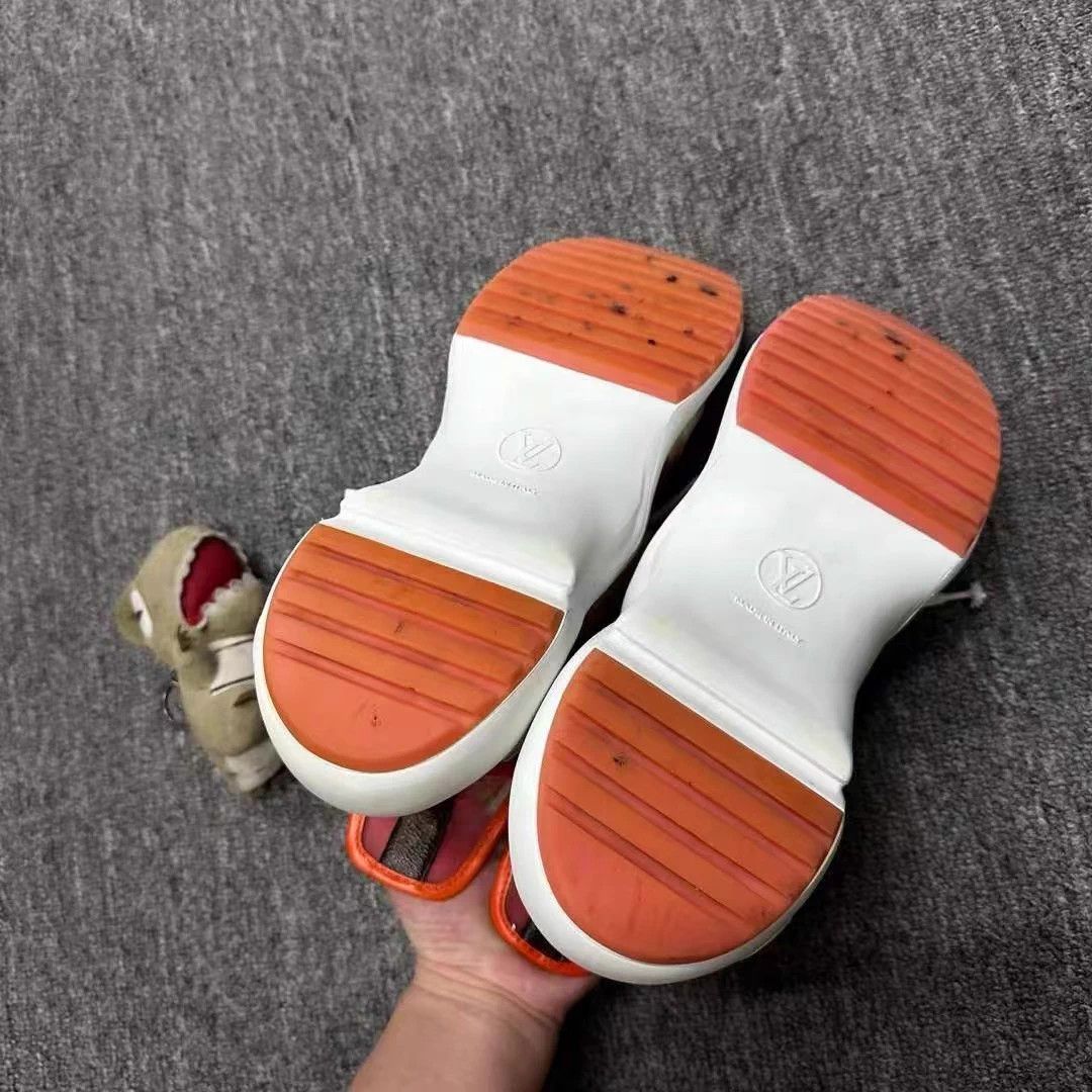 Louis Vuitton LV 95 New Jelly Orange Dad Sneakers EU 38.5 Size US 7.5 / IT 37.5 - 6 Thumbnail