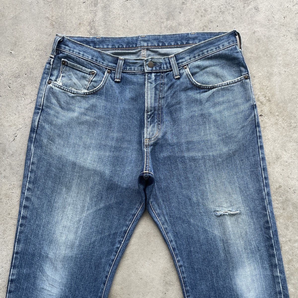 Edwin W38💥 Vintage Edwin Faded Distressed Jeans Denim Pants Size US 38 / EU 54 - 3 Thumbnail