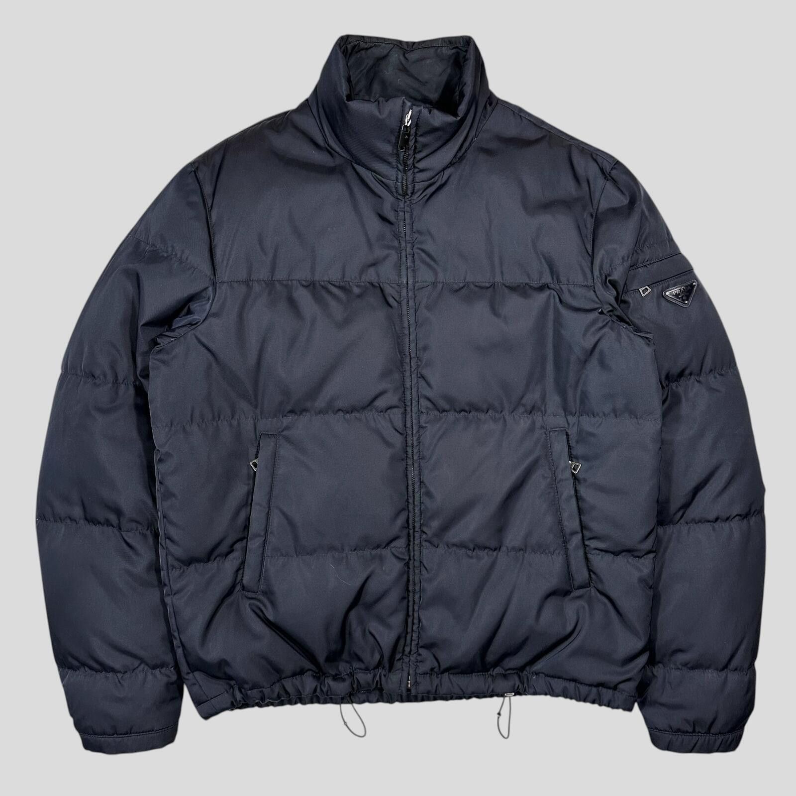 Prada Prada 2011 Extra Fine Gabardine Nylon Triangle Logo Puffer L Size US L / EU 52-54 / 3 - 1 Thumbnail