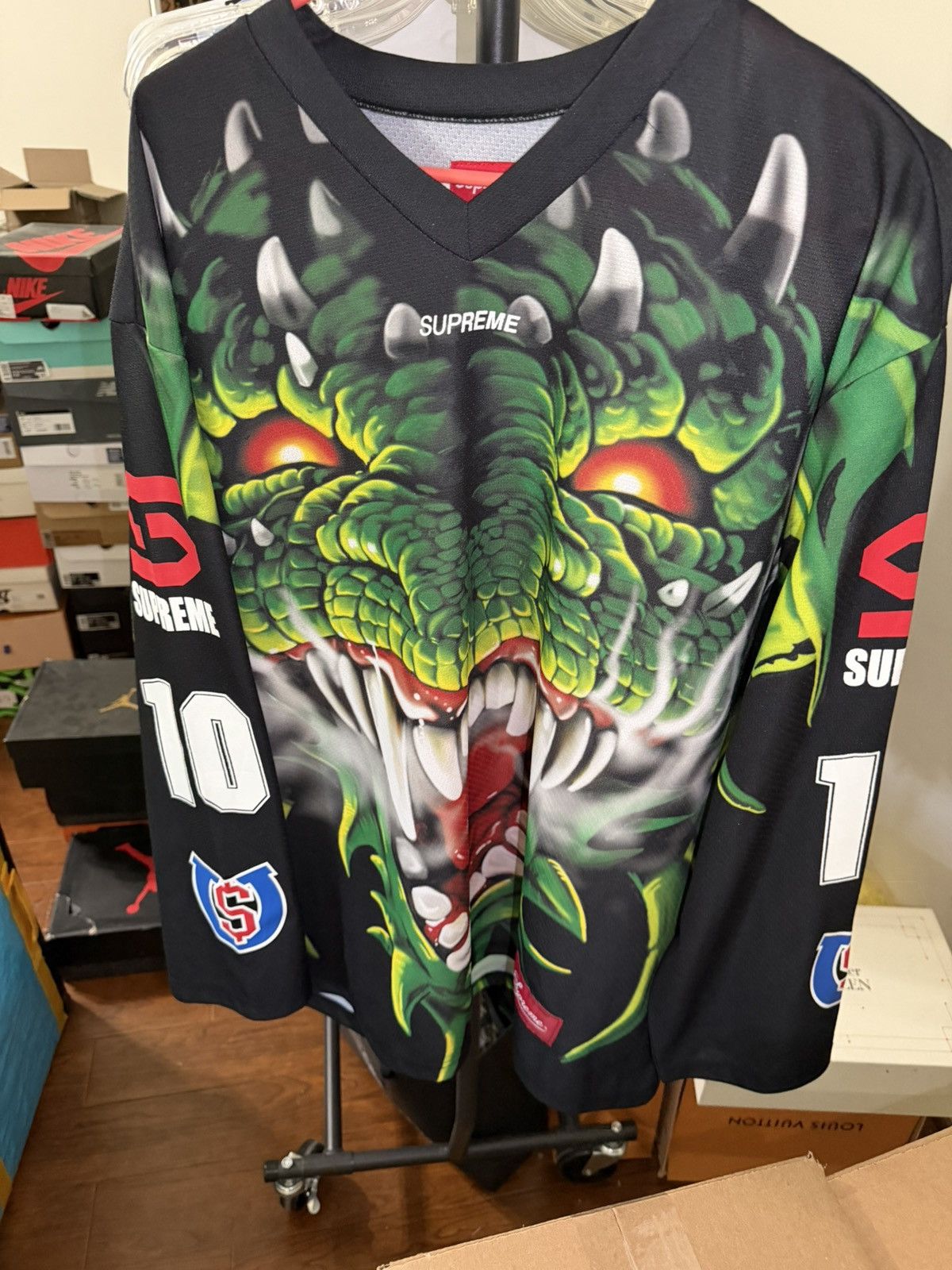 Supreme Supreme Dragon Jersey XL NEW Size US XL / EU 56 / 4 - 1 Thumbnail