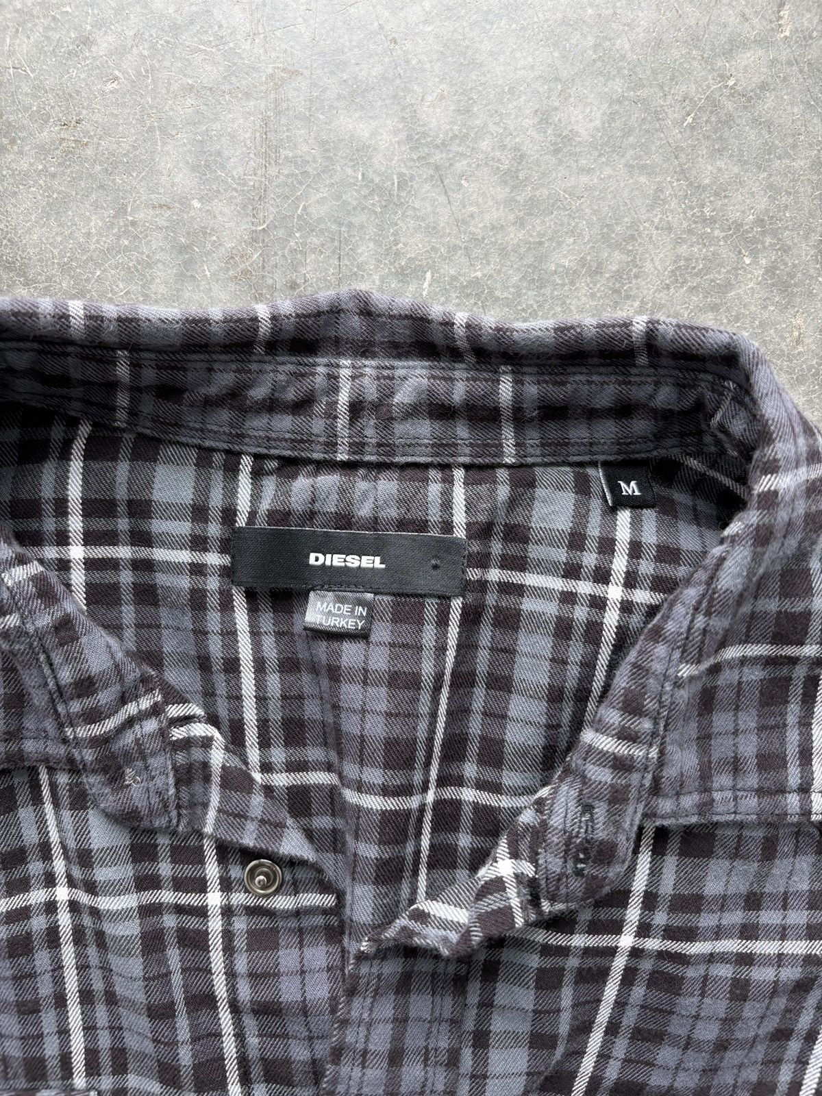 Diesel Vintage Y2K Diesel Pearl Snap Button Up Shirt Size US M / EU 48-50 / 2 - 2 Thumbnail