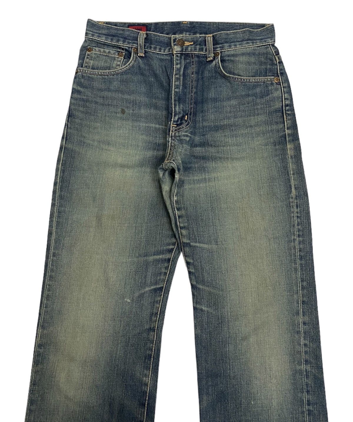 If Six Was Nine RUSTY EDWIN BAGGY DISTRESSED DENIM JEANS Size US 30 / EU 46 - 3 Thumbnail