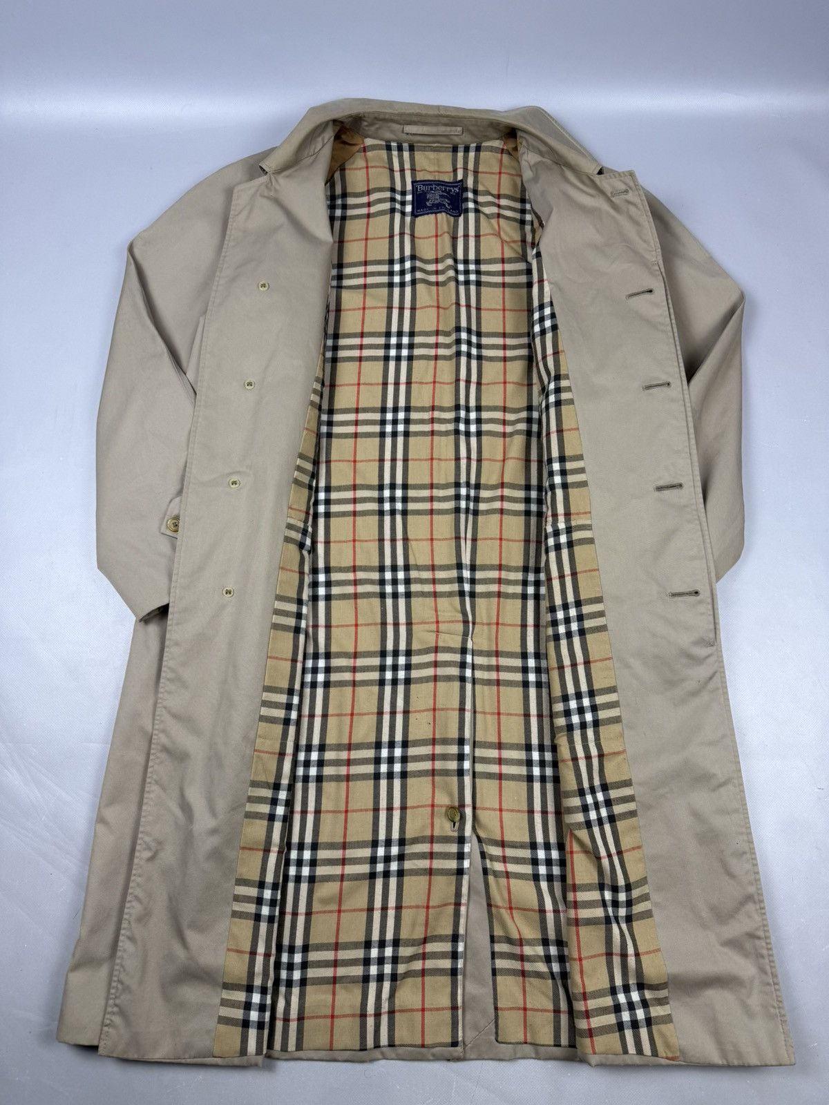 Burberry Burberry trench coat beige old money style whit novacheck Size US L / EU 52-54 / 3 - 5 Thumbnail