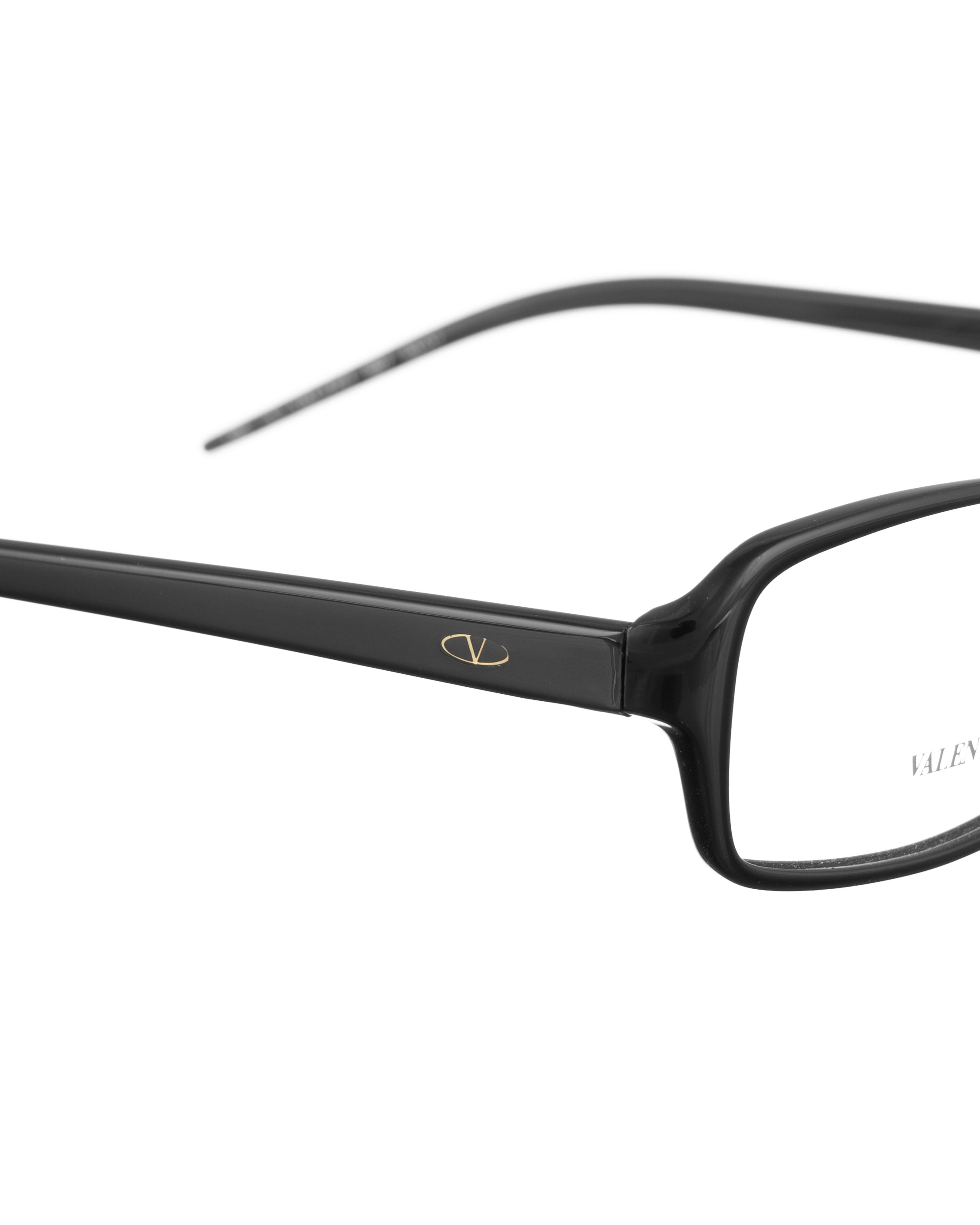 Valentino Valentino 00s Thin Plastic Black Glasses Size ONE SIZE - 3 Thumbnail