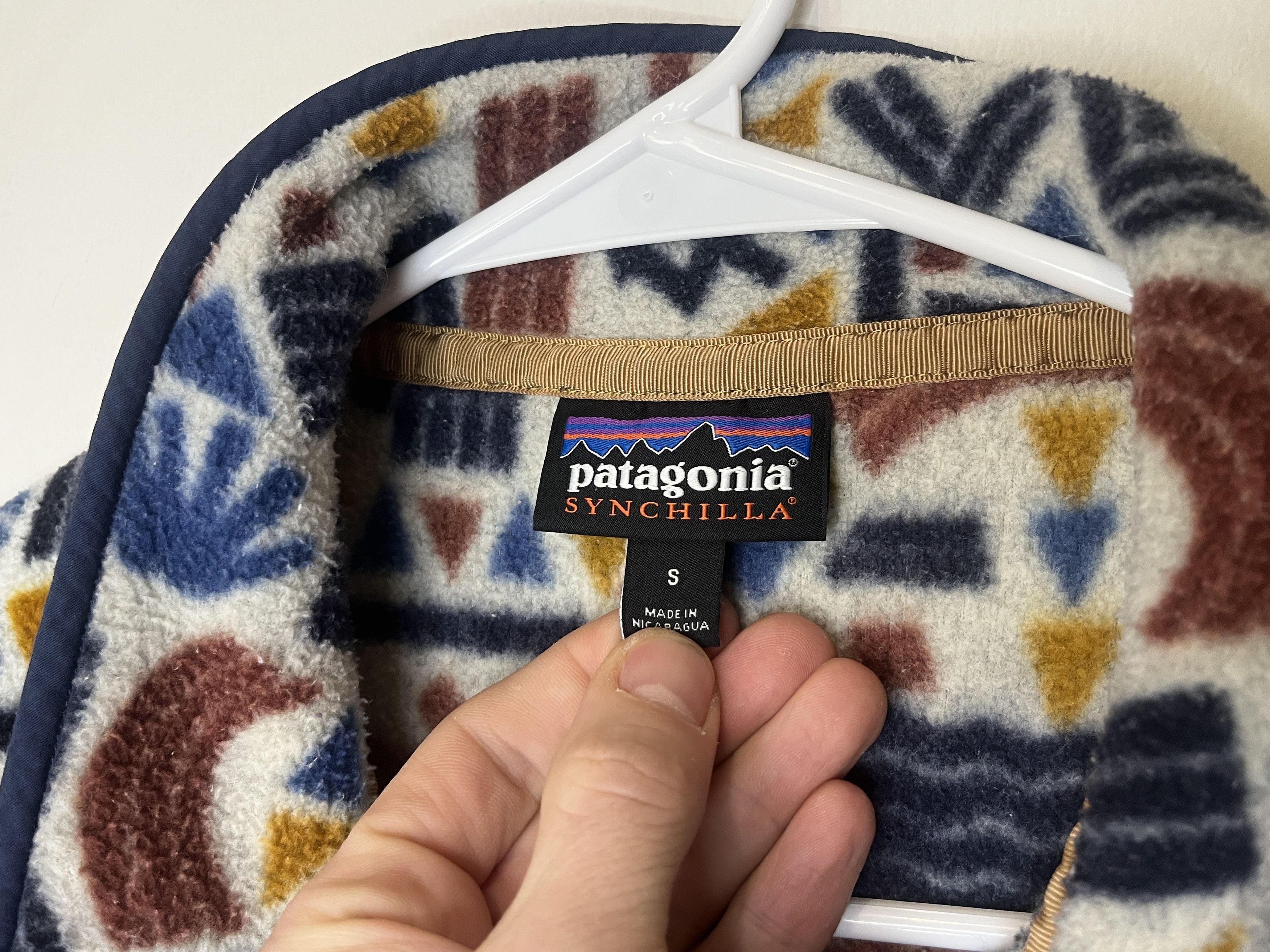 Patagonia × Vintage Vintage Patagonia Synchilla Protected Peaks Fleece Size US S / EU 44-46 / 1 - 4 Thumbnail