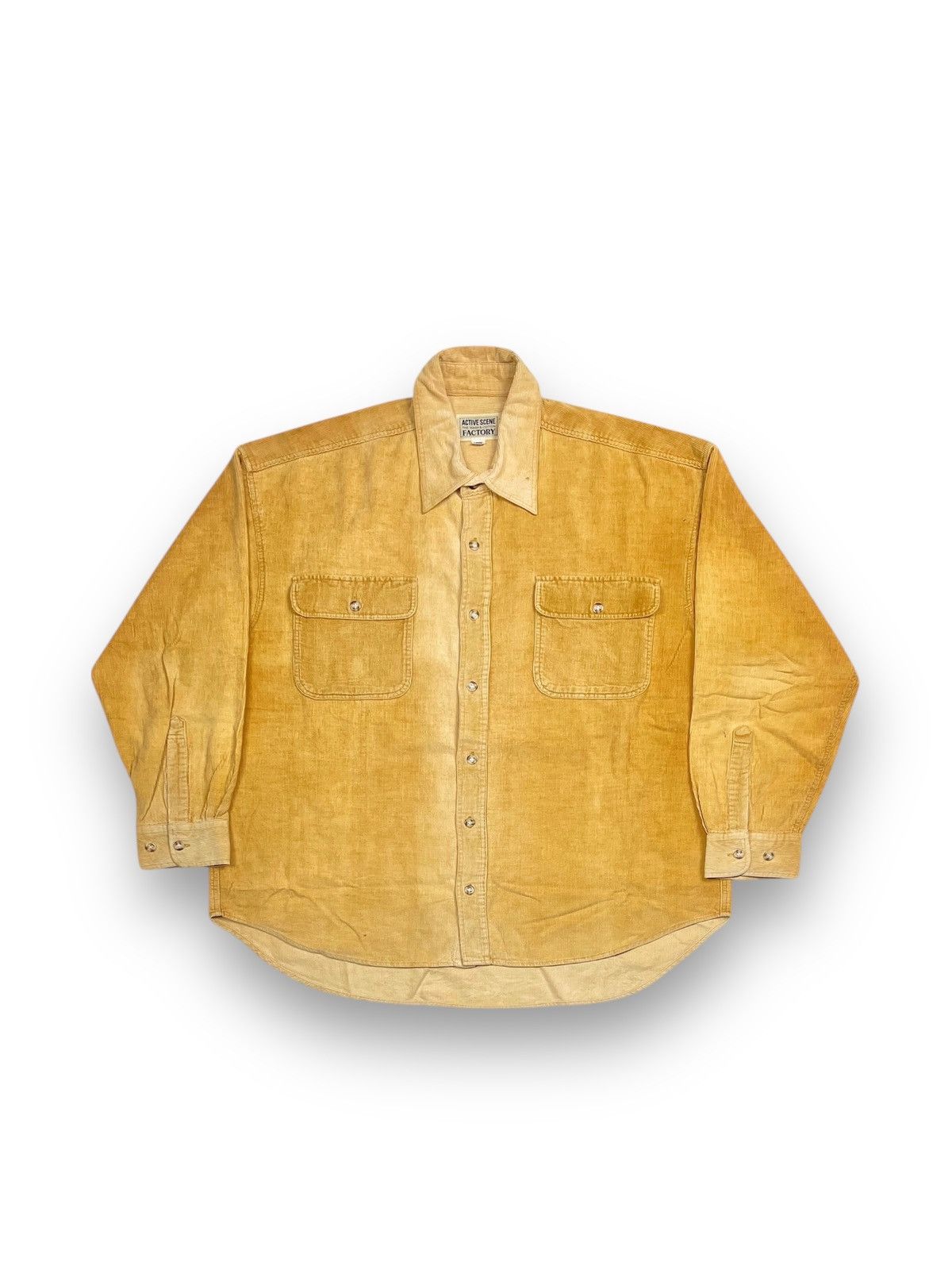 Vintage Active Scene Vintage Corduroy Outer Shirt Size US XL / EU 56 / 4 - 1 Thumbnail