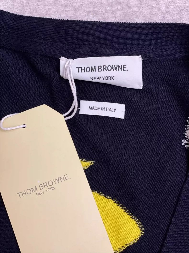 Thom Browne Thom Browne size1 Blue and green full color whale knit swea Size S / US 4 / IT 40 - 2 Thumbnail