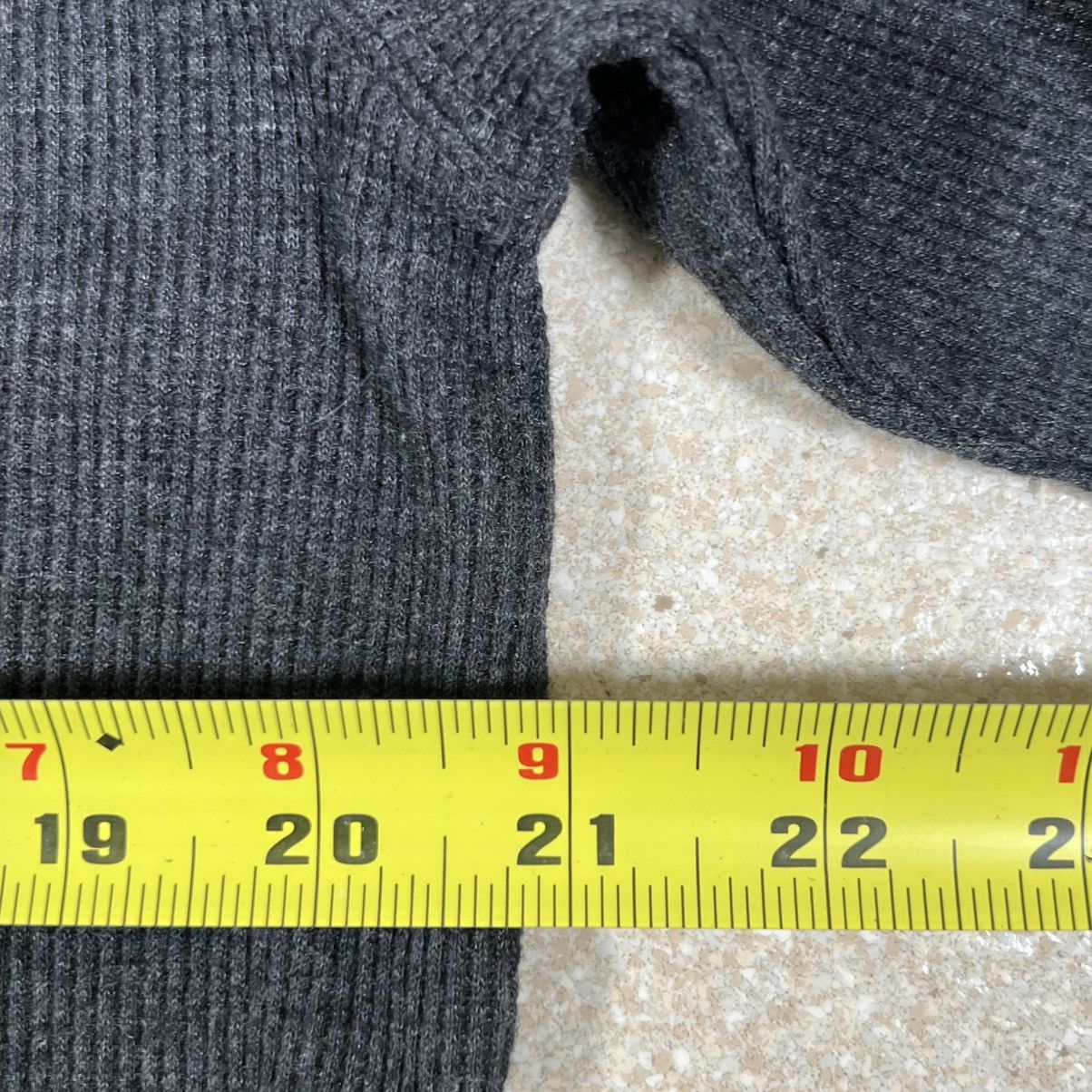 Southpole Grey Southpole Thermal Long Sleeve Shirt Waffle Knit Grunge Size US L / EU 52-54 / 3 - 5 Thumbnail