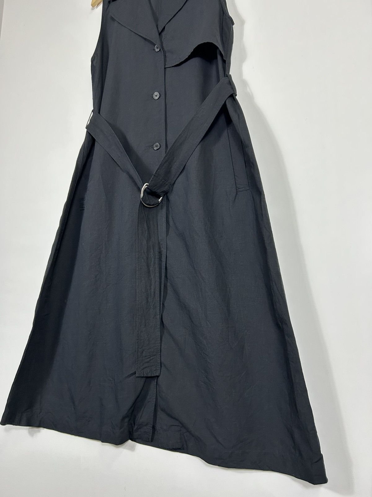 JW Anderson × Japanese Brand × Uniqlo 🔥JW.Anderson Uniqlo Button Sleeveless Maxi Dresses Size L / US 10 / IT 46 - 4 Thumbnail