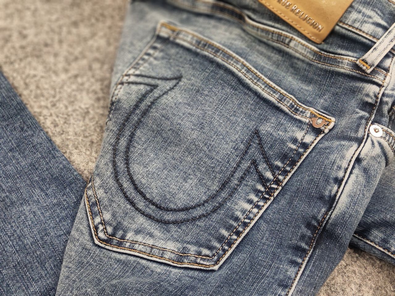 True Religion Vintage True Religion rocco trueflex relaxed Faded Jeans Y2K Size US 30 / EU 46 - 12 Thumbnail