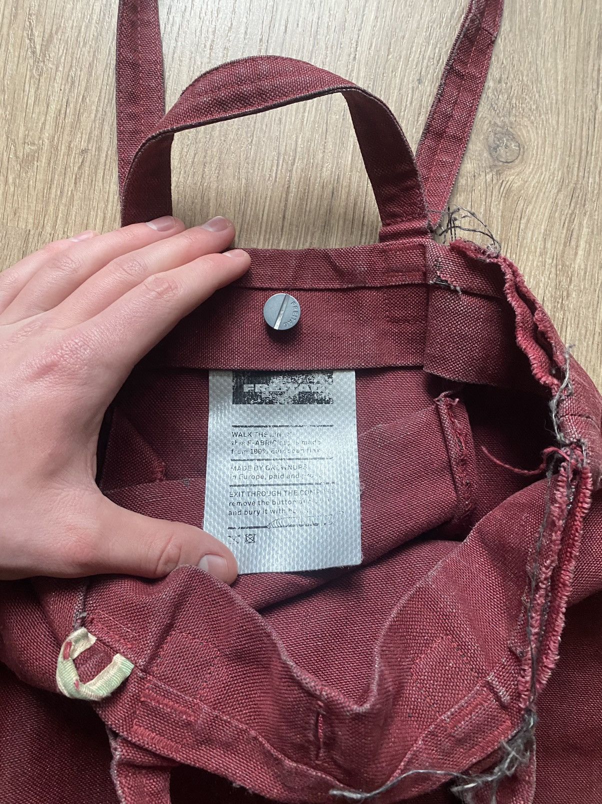 Freitag × Vintage Vintage Freitag cotton Y2K distressed Shopper hand/shoul bag Size ONE SIZE - 6 Thumbnail