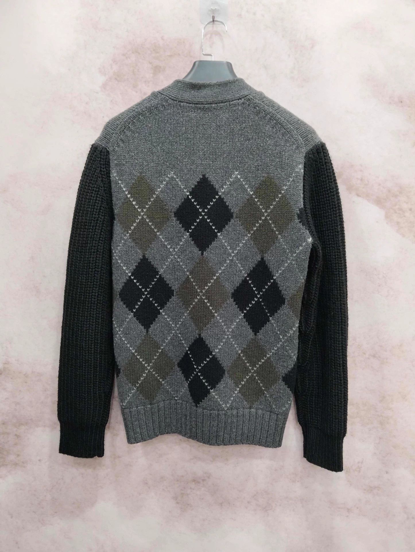 Burberry Burberry Print Merino Wool Blend Cardi S Near New Size US S / EU 44-46 / 1 - 2 Thumbnail