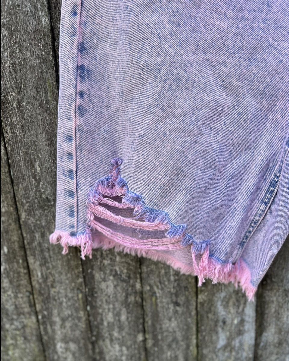 Other ThrowBack High Rise Bermuda Pink Acid Wash Denim Shorts 4 Size 27" / US 4 / IT 40 - 2 Thumbnail