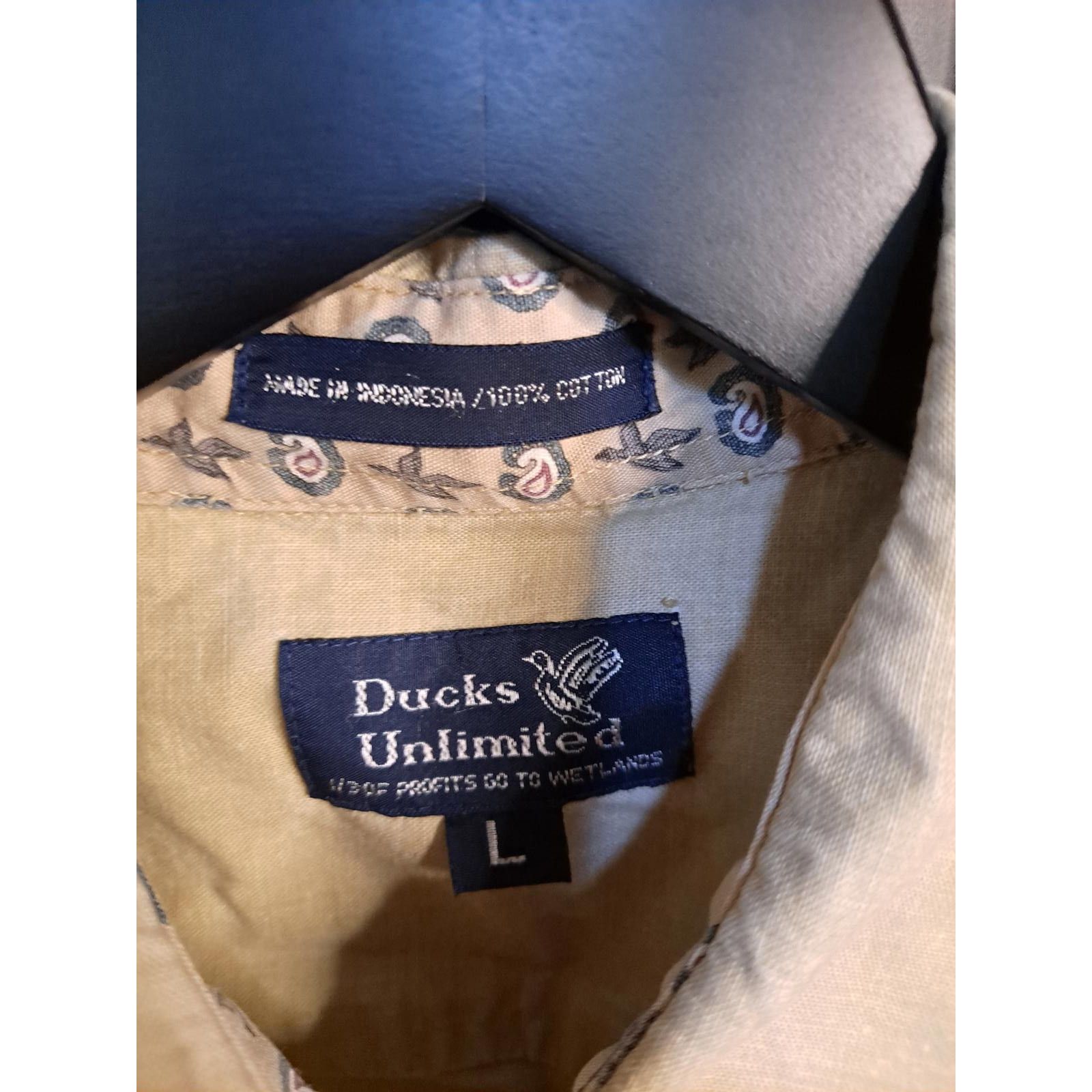 Other Vintage Ducks Unlimited Tan Button Up Size Large Size US L / EU 52-54 / 3 - 4 Thumbnail