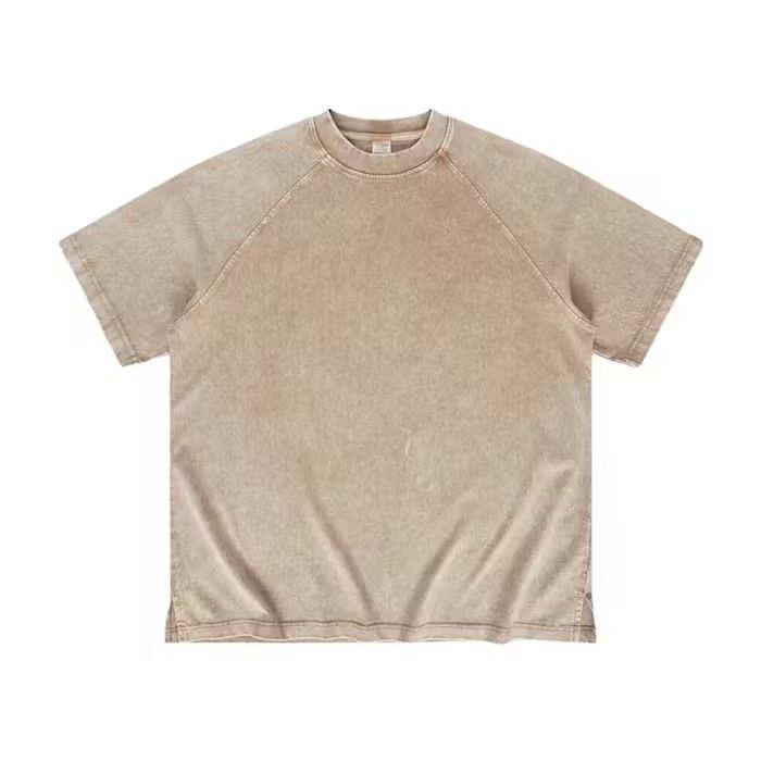 Japanese Brand Blank Comfy Beige Sandy Washed T Shirt Size US M / EU 48-50 / 2 - 3 Thumbnail