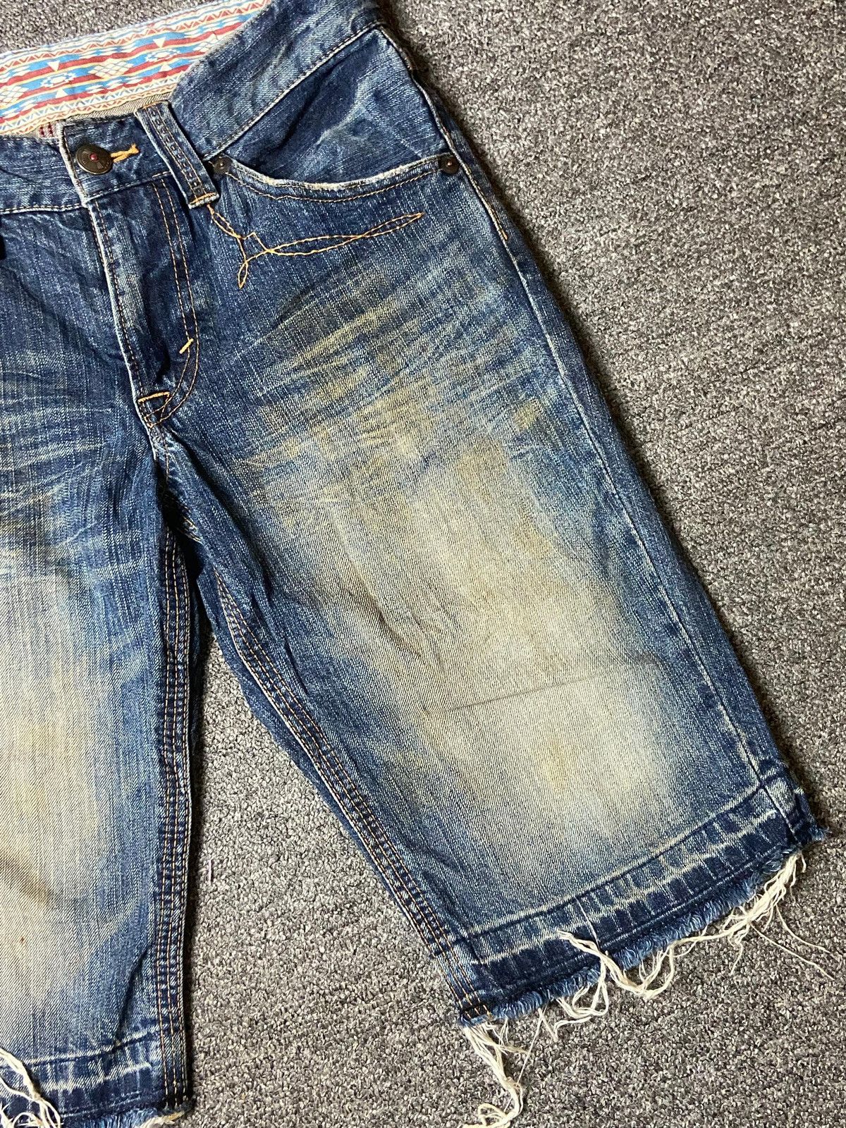 Edwin × Japanese Brand × Vintage Vintage Edwin Exclusive XV Denim Jeans Shorts (128) Size US 32 / EU 48 - 9 Thumbnail