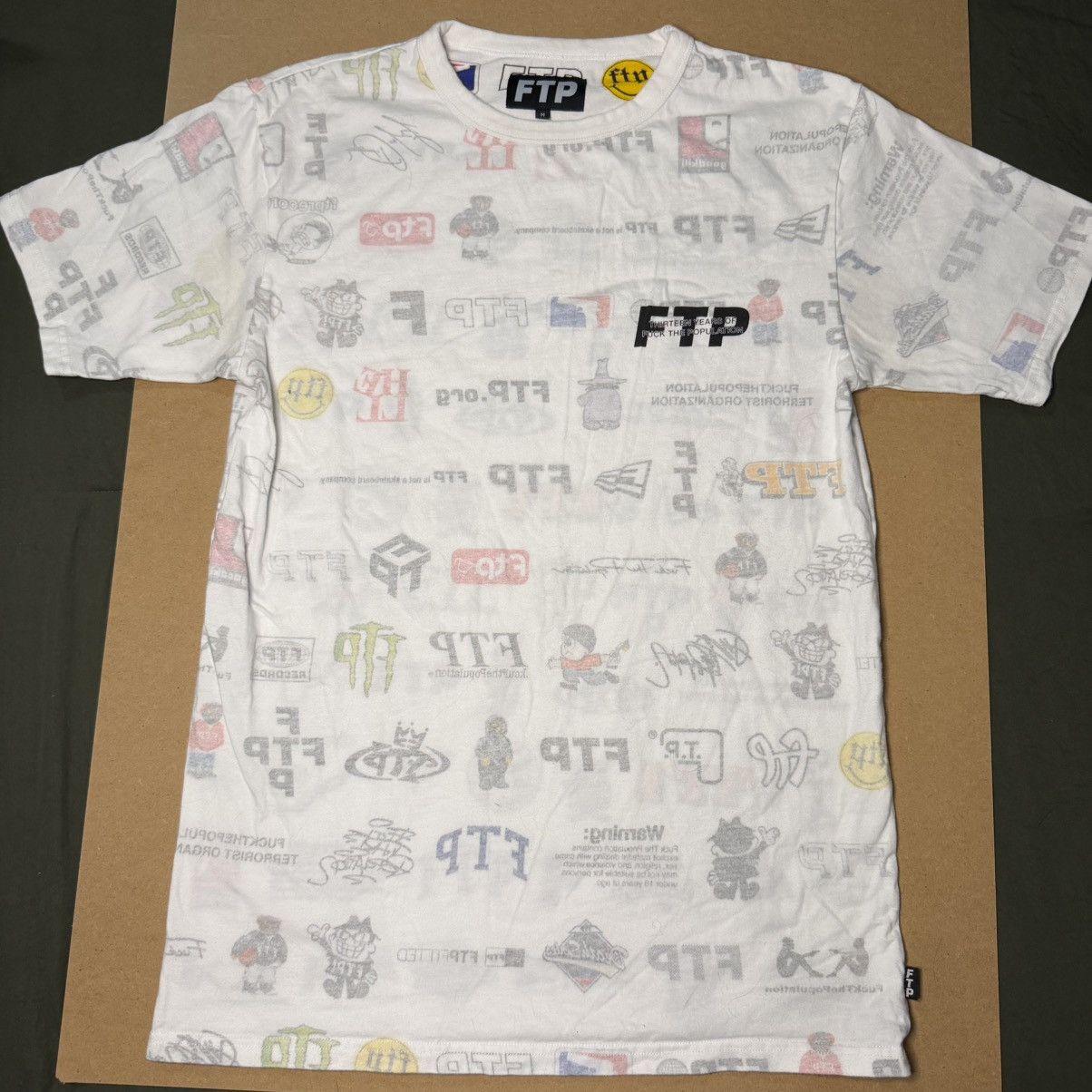 Fuck The Population FTP 13 Year Anniversary T Shirt Size US M / EU 48-50 / 2 - 2 Thumbnail