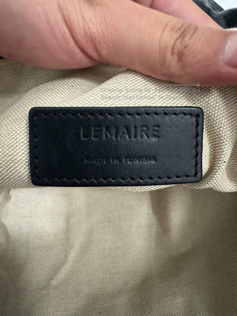 Lemaire LEMAIRE Black coated bag i Size ONE SIZE - 8 Thumbnail