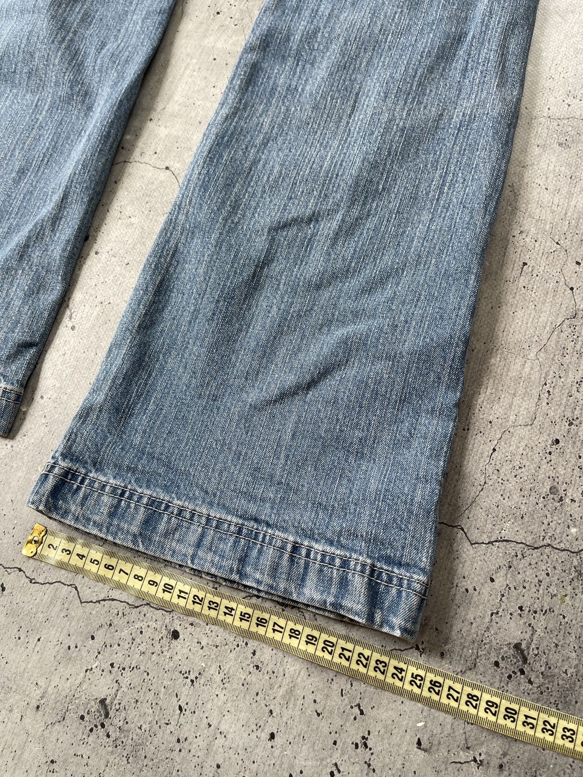 Jean punk grunge washed faded y2k bootcut jeans Size US 34 / EU 50 - 9 Thumbnail