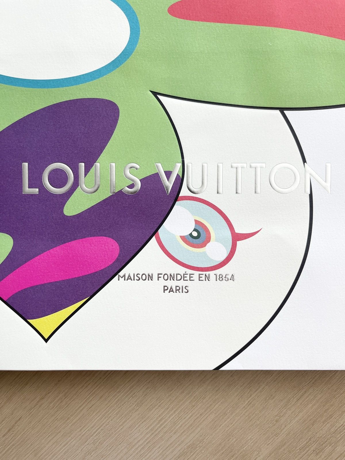 Louis Vuitton 2025 Louis Vuitton x Murakami Paper Shopping Bag Size ONE SIZE - 4 Thumbnail