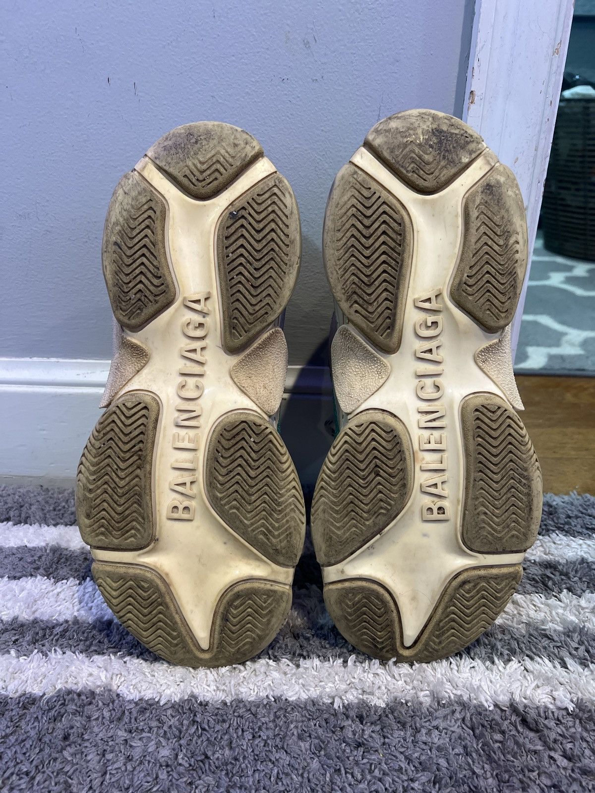 Balenciaga Balenciaga Triple s “green yellow” Size US 10 / EU 43 - 6 Thumbnail