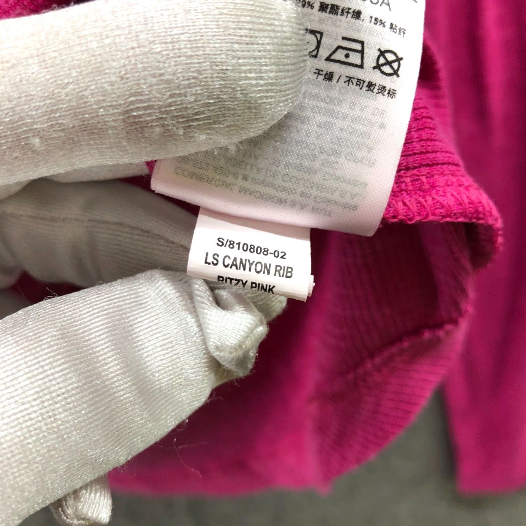 Gap Gap Essential Rib Turtleneck T Shirt Womens S Pink Long Sleeve Cotton Stretch Size S / US 4 / IT 40 - 5 Thumbnail