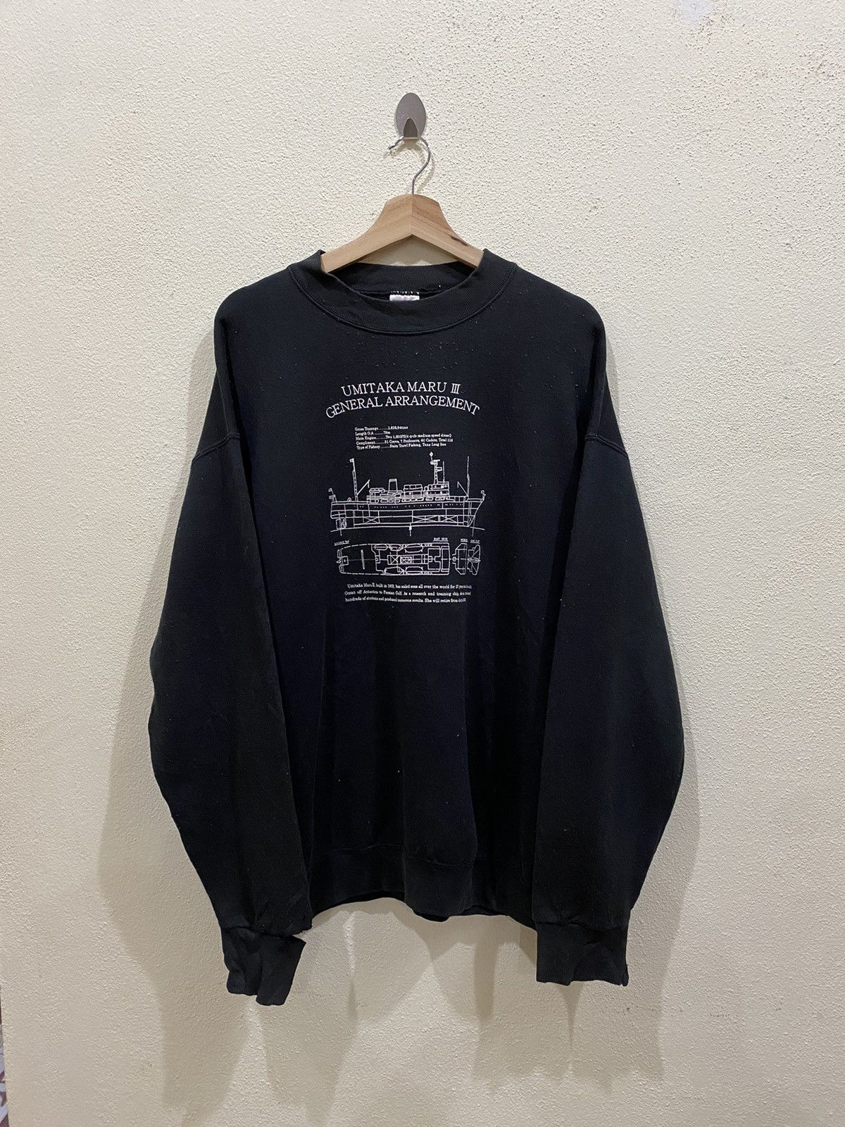 Fruit Of The Loom × Japanese Brand Fruit Of The Loom Umitaka Maru Sweatshirt Size US L / EU 52-54 / 3 - 2 Thumbnail