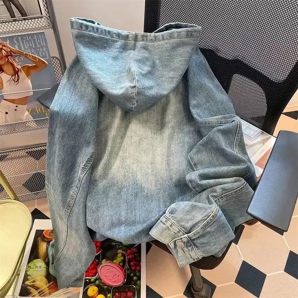 VIBE Oversize sweatshirt hoodie in hip-hop retro jeans style y2k Size US L / EU 52-54 / 3 - 2 Thumbnail