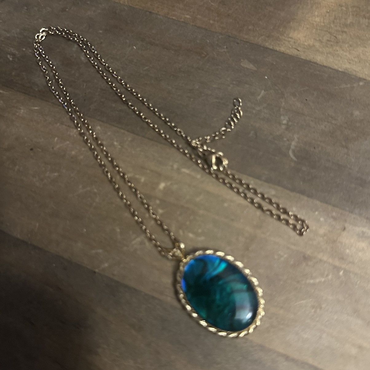 Other Oval abalone pendant necklace Size ONE SIZE - 2 Thumbnail