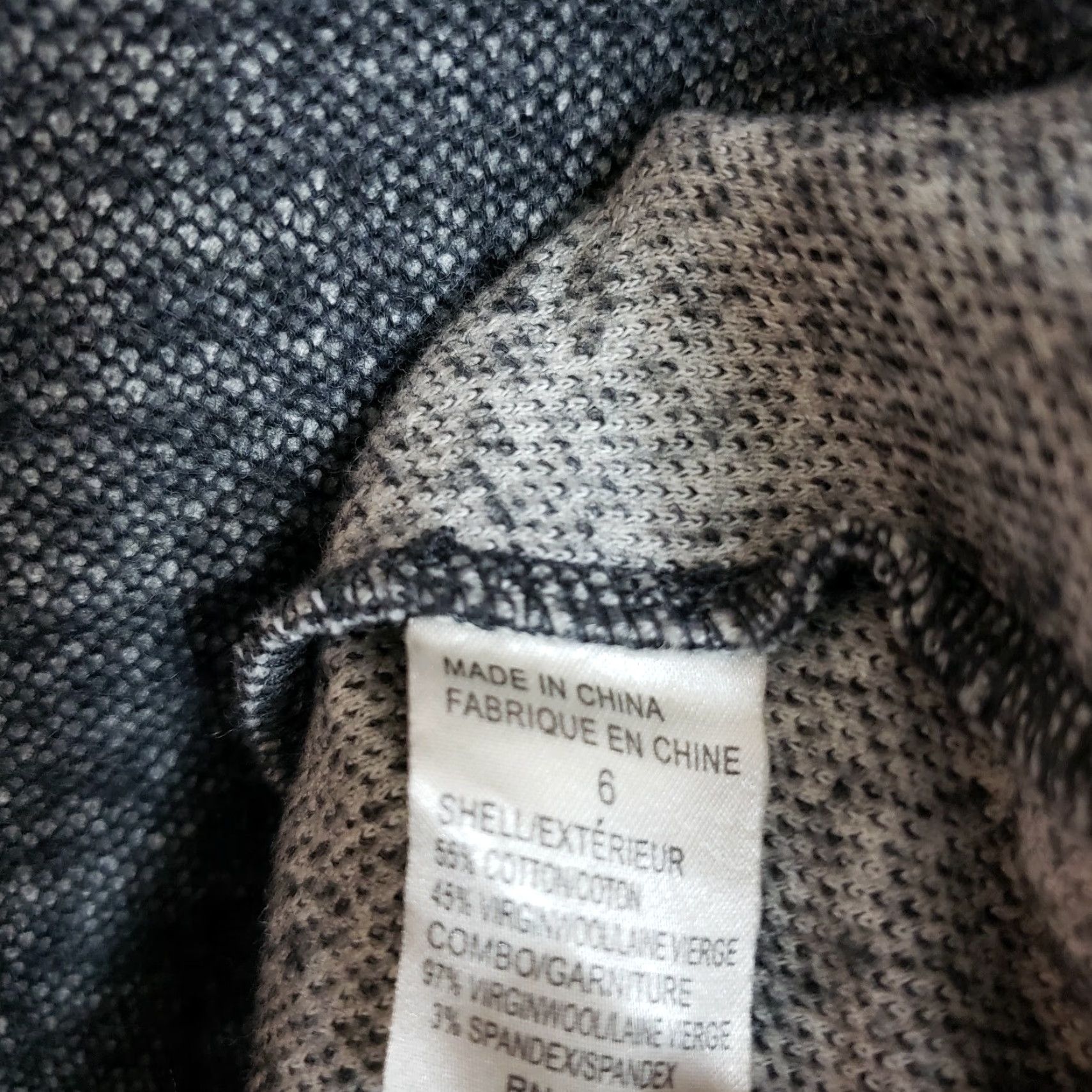Theory Theory Dress Womens Short Sleeve Wool Blend Black Gray Sz 6 Size 28" / US 6 / IT 42 - 7 Thumbnail